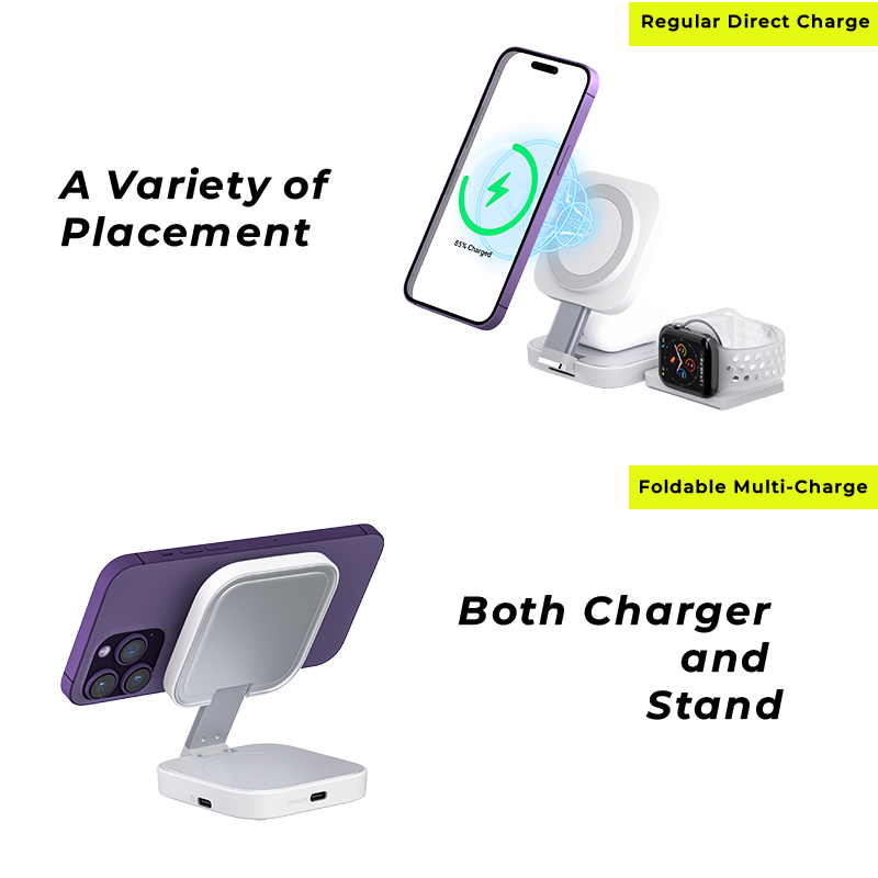 3-in-1 Portable Wireless Charger